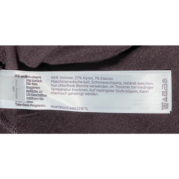 EILEEN FISHER WOMENS SIZE LARGE DRESS TAPERED ANKLE PANT PURPLE MINIMAL NEW - Picture 12 of 14